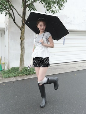 「Casselini（キャセリーニ）のアイテム」を使った、Nanamiさん（レディース・156cm）の秋コーディネート