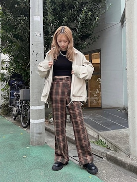 「flugge」｜Nanamiさん（レディース・156cm）の秋コーディネート