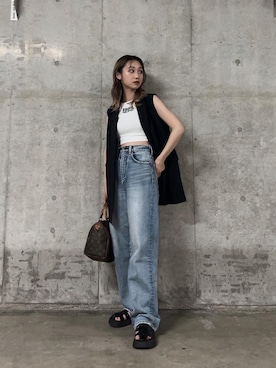 Nanamiさん（レディース・156cm）の夏コーディネート