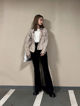 「FREE'S MART（フリーズマート）のアイテム（その他シューズ）」を使った、Nanamiさん（レディース・156cm）の春コーディネート