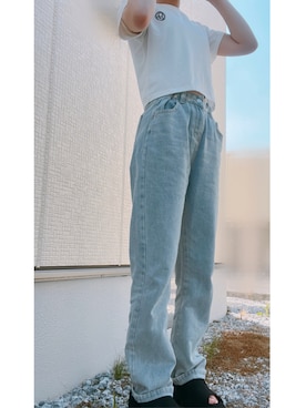 「Miniministore（ミニミニストア）のアイテム（パンツ）」を使った、naさん（レディース・160cm）の秋コーディネート