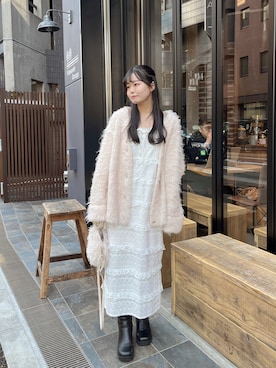 naoさん（レディース・157cm）の冬コーディネート