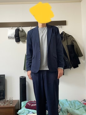 「８(eight)（エイト）のアイテム（ジャケット/アウター）」を使った、アクセルさん（メンズ・179cm）の冬コーディネート