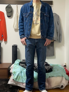 「PEARLY GATES（パーリーゲイツ）のアイテム」を使った、アクセルさん（メンズ・179cm）の冬コーディネート