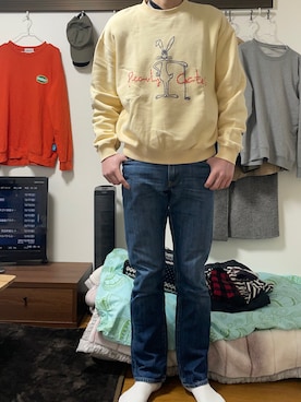「PEARLY GATES（パーリーゲイツ）のアイテム」を使った、アクセルさん（メンズ・179cm）の冬コーディネート