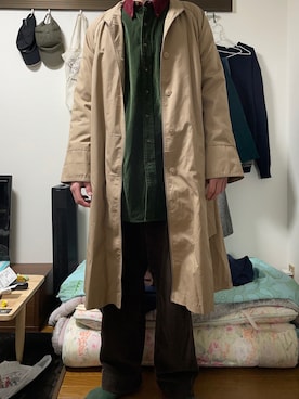 「Eddie Bauer（エディーバウアー）のアイテム（トップス）」を使った、アクセルさん（メンズ・179cm）の冬コーディネート