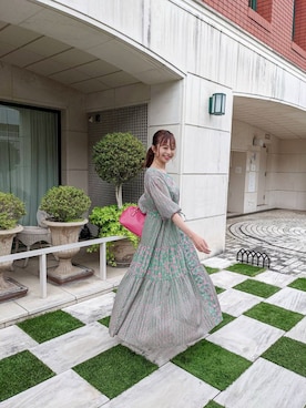 「LILY BROWN（リリーブラウン）のアイテム（サンダル）」を使った、かぉさん（レディース・152cm）の夏コーディネート