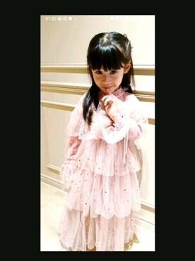 「sakishimatokyo（サキシマトーキョー）のアイテム」を使った、Milly＆Alvinさん（キッズ・120cm）の夏コーディネート