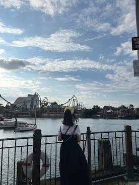 「USJ」｜noyuさん（レディース・158cm）の冬コーディネート