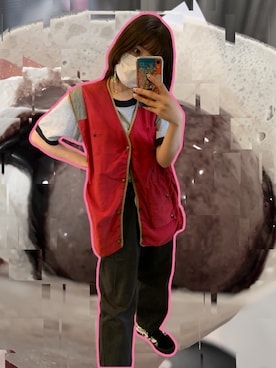 「vintage style」｜YUKI☺︎  #155さん（レディース・154cm）の夏コーディネート