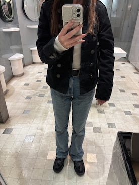 「H&M（エイチ・アンド・エム）のアイテム（パンツ）」を使った、meguuuさん（レディース・156cm）の春コーディネート