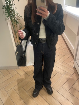 「SLY（スライ）のアイテム（トップス）」を使った、meguuuさん（レディース・156cm）の秋コーディネート