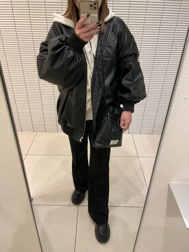 meguuuさん（レディース・156cm）の冬コーディネート