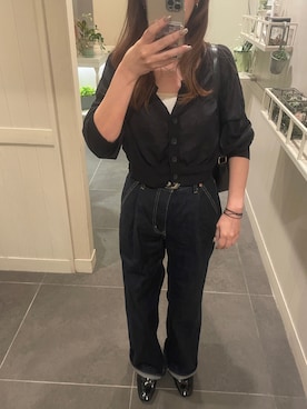 MOUSSY（マウジー）の「HONDA DENIM WIDE BAGGY（デニムパンツ
