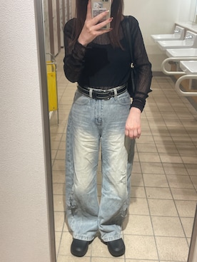 「ENVYM（アンビー）のアイテム」を使った、meguuuさん（レディース・156cm）の春コーディネート