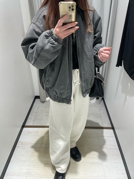 「THROW by SLY（スローバイスライ）のアイテム（ジャケット/アウター）」を使った、meguuuさん（レディース・156cm）の春コーディネート