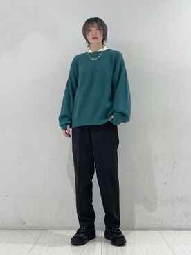 「JUNRED（ジュンレッド）のアイテム（アクセサリー）」を使った、shioriさん（レディース・164cm）の冬コーディネート