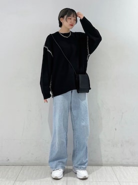 「JUNRED（ジュンレッド）のアイテム（アクセサリー）」を使った、shioriさん（レディース・164cm）の秋コーディネート