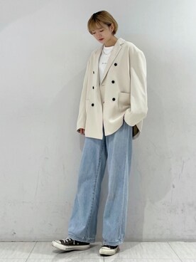 「JUNRED（ジュンレッド）のアイテム（アクセサリー）」を使った、shioriさん（レディース・164cm）の秋コーディネート