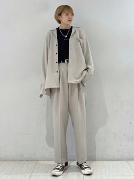 「JUNRED（ジュンレッド）のアイテム（アクセサリー）」を使った、shioriさん（レディース・164cm）の夏コーディネート