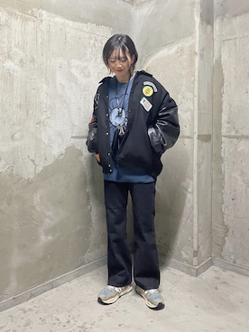 「re_k by JUNRED（レクバイジュンレッド）のアイテム（ショルダーバッグ）」を使った、shioriさん（レディース・164cm）の冬コーディネート