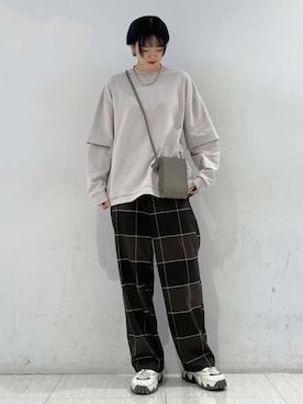「JUNRED（ジュンレッド）のアイテム（アクセサリー）」を使った、shioriさん（レディース・164cm）の秋コーディネート