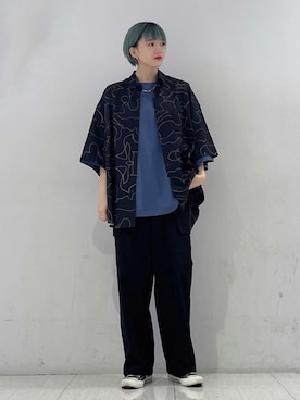 「JUNRED（ジュンレッド）のアイテム（アクセサリー）」を使った、shioriさん（レディース・164cm）の夏コーディネート