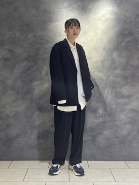 「JUNRED（ジュンレッド）のアイテム（ジャケット/アウター）」を使った、shioriさん（レディース・164cm）の冬コーディネート