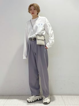 「JUNRED（ジュンレッド）のアイテム（アクセサリー）」を使った、shioriさん（レディース・164cm）の夏コーディネート