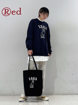 「re_k by JUNRED（レクバイジュンレッド）のアイテム」を使った、shioriさん（レディース・164cm）の冬コーディネート