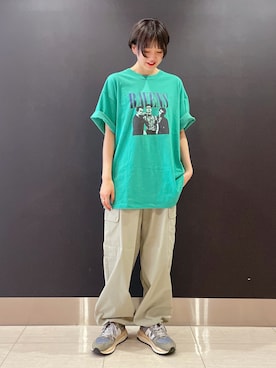 「re_k by JUNRED（レクバイジュンレッド）のアイテム」を使った、shioriさん（レディース・164cm）の春コーディネート