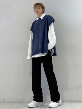 「JUNRED（ジュンレッド）のアイテム（アクセサリー）」を使った、shioriさん（レディース・164cm）の夏コーディネート