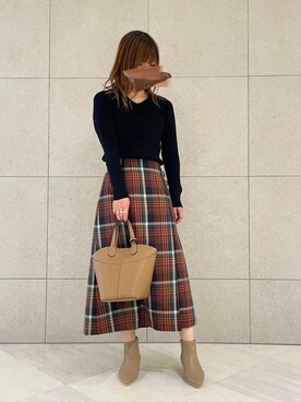 miho.kさん（レディース・158cm）の秋コーディネート