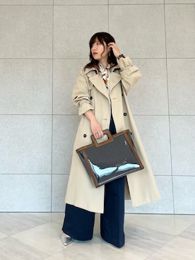 「Te chichi（テチチ）のアイテム（その他アウター）」を使った、miho.kさん（レディース・158cm）の春コーディネート