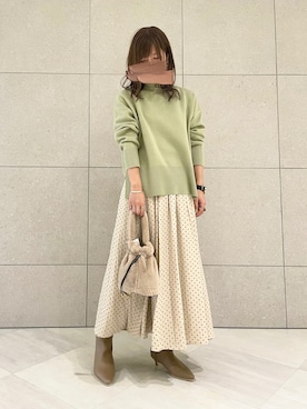 miho.kさん（レディース・158cm）の冬コーディネート