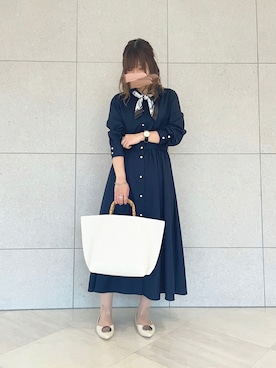 miho.kさん（レディース・158cm）の春コーディネート