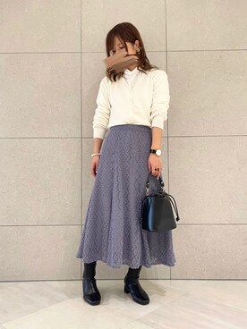 miho.kさん（レディース・158cm）の冬コーディネート