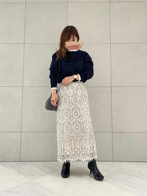 miho.k(Te chichi サンステーションテラス岡山)|Te chichiのニット/セーターを使ったコーディネート WEAR