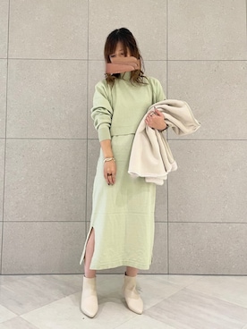 「セットアイテム」｜「アイテム（ブルゾン）」を使った、miho.kさん（レディース・158cm）の秋コーディネート