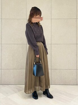 miho.kさん(レディース・158cm)の秋コーディネート