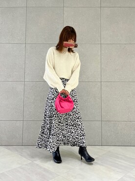 miho.kさん（レディース・158cm）の冬コーディネート