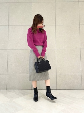 miho.kさん（レディース・158cm）の秋コーディネート