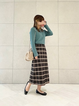 「リバーシブル」｜「アイテム（その他シューズ）」を使った、miho.kさん（レディース・158cm）の秋コーディネート