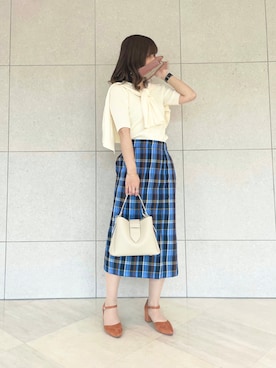 「Te chichi（テチチ）のアイテム（アンサンブル）」を使った、miho.kさん（レディース・158cm）の春コーディネート