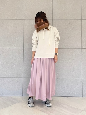 miho.kさん（レディース・158cm）の冬コーディネート