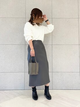 miho.kさん（レディース・158cm）の冬コーディネート