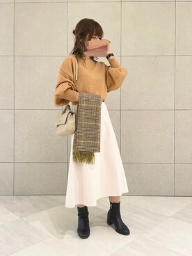 miho.kさん(レディース・158cm)の冬コーディネート