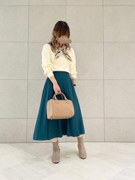「Te chichi（テチチ）のアイテム（財布/小物）」を使った、miho.kさん（レディース・158cm）の秋コーディネート