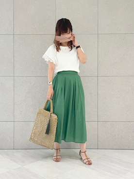 miho.kさん(レディース・158cm)の夏コーディネート