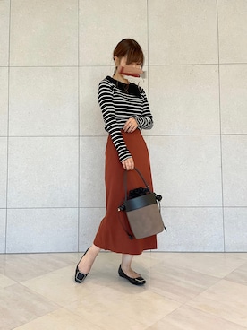 「リバーシブル」｜「アイテム（その他シューズ）」を使った、miho.kさん（レディース・158cm）の秋コーディネート